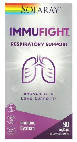 ImmuFight Respiratory Support (Респираторная поддержка) 90 вег капс (Solaray)