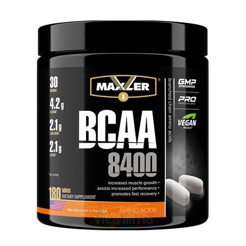 BCAA 8400 (БЦАА) 180 табл (Maxler) Срок 31.12.21