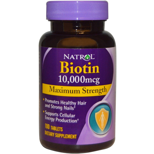 Biotin 10000 мкг (Биотин) 100 табл (Natrol) фото 4