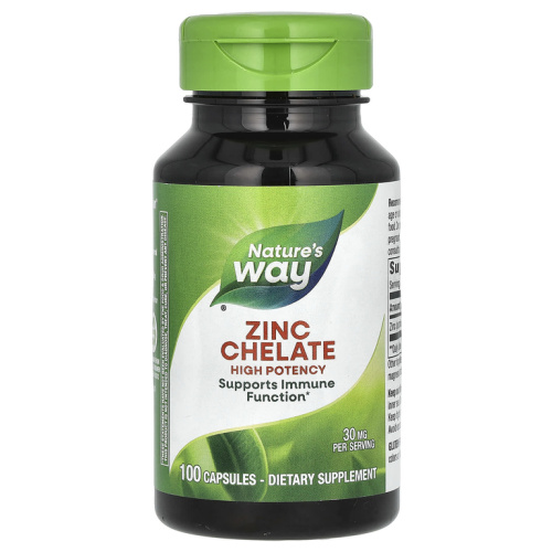 Zinc Chelate 30 mg (Цинк Хелат 30 мг) 100 капсул (Nature's Way)