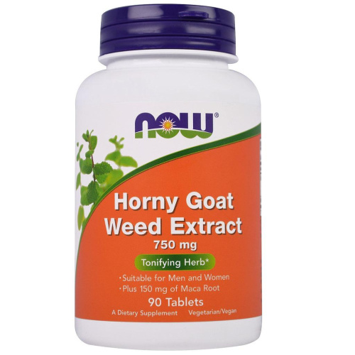Horny Goat Weed Extract 750 мг 90 таблеток (Now Foods)
