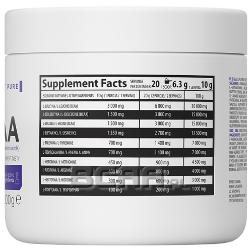 Аминокислотный комплекс EAA 200 g (ЕАА 200 г) (OstroVit) фото 3