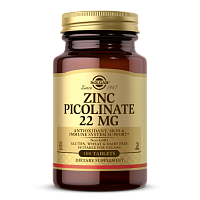 Zinc Picolinate 22 мг (Пиколинат Цинка) 100 табл (Solgar)