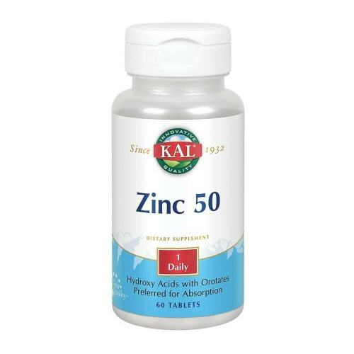 Zinc 50 мг (Цинк) 60 таблеток (KAL)