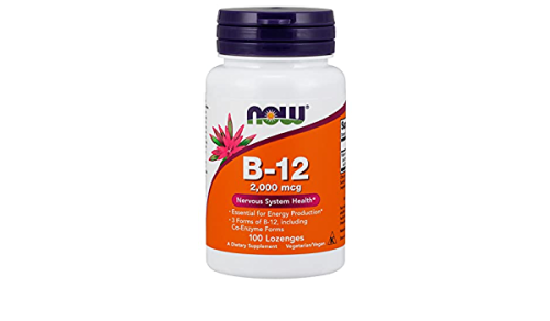 Vitamin B-12 2000 мкг (Витамин Б12) 100 леденцов (Now Foods) Срок 09/22