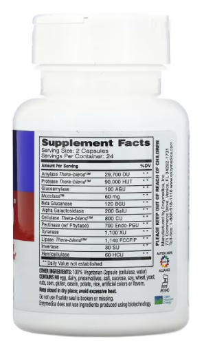 MucoStop 48 капсул (Enzymedica) фото 2