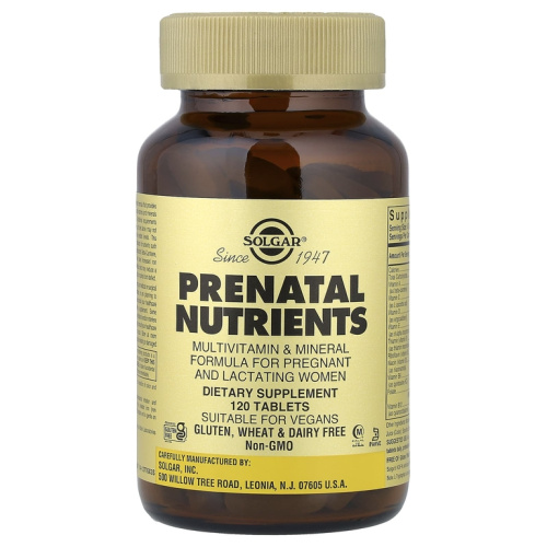 Prenatal Nutrients 120 таблеток (Solgar)_