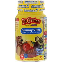 Gummy Vites Complete (Мультивитаминный комплекс для детей) 70 жевательных таблеток (L'il Critters)