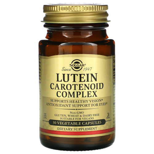 Lutein with Carotenoid Complex (Комплекс каротиноидов с лютеином) 30 капс (Solgar)