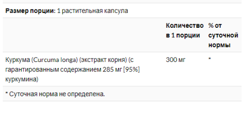 Turmeric Root Extract 300 mg (Экстракт из Корня Куркумы 300 мг) 60 вег капсул (Solaray)  фото 3