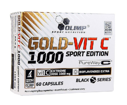 Gold-Vit C sport edition 1000 мг 60 капс (Olimp) срок 30.06.22