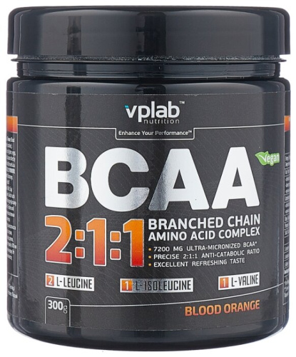 BCAA 2:1:1 - 300 г (VP Lab) Срок 03.22