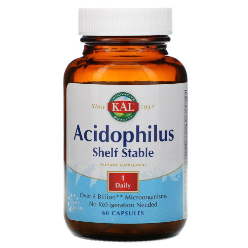 Acidophilus Shelf Stable 60 капсул (KAL) срок годности 06/2023