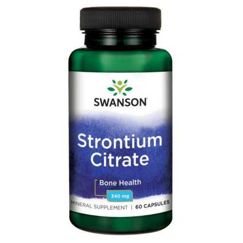 Strontium Citrate (Цитрат стронция) 340 мг 60 капсул (Swanson)