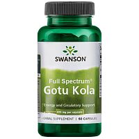 Gotu Kola 435 мг (Готу Кола) 60 капсул (Swanson)
