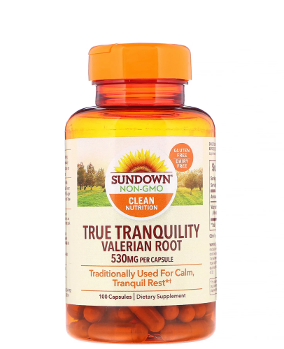 Valerian Root 530 мг (Корень Валерианы) 100 капсул (Sundown Naturals)