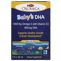 Baby's DHA with Vitamin D3 60 мл (Oslomega)