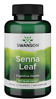 Senna Leaf 500 mg (Лист Сенны 500 мг) 100 капсул (Swanson)