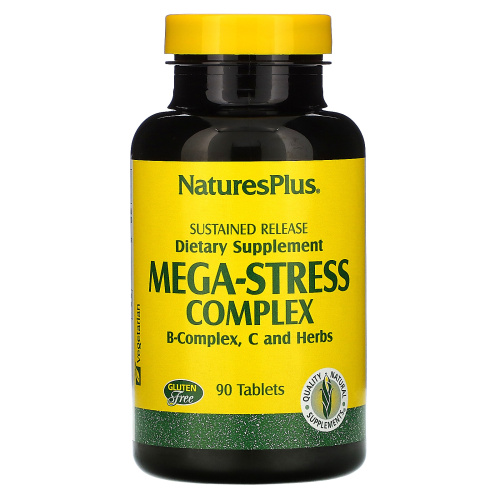 Mega-Stress Complex (Мегакомплекс «Антистресс») 90 таблеток (NaturesPlus)