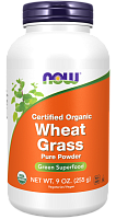 Wheat Grass Pure Powder (Порошок ростков пшеницы) 9 OZ (255 g) (Now Foods)