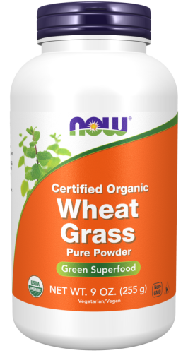 Wheat Grass Pure Powder (Порошок ростков пшеницы) 9 OZ (255 g) (Now Foods)
