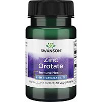 Zinc Orotate 10 mg (Цинк оротат 10 мг) 60 вег капсул (Swanson)