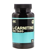 L-Carnitine 500 mg (Л-Карнитин 500 мг) 60 таблеток (Optimum Nutrition)