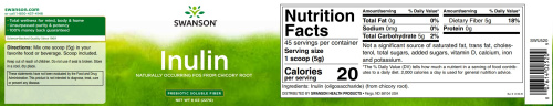 Inulin (Инулин) 227 г (Swanson) фото 2