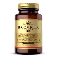 B-Complex "100" (Комплекс B-100) 50 таблеток (Solgar)