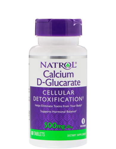 D-глюкарат кальция 500 мг 60 таблеток (Natrol)