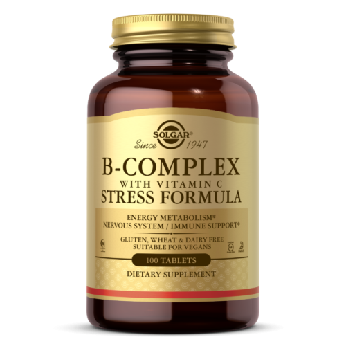 B-Complex with Vitamin C Stress Formula 100 таблеток (Solgar)