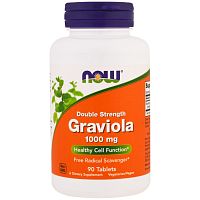 Graviola 1000 мг (Гравиола) 90 таблеток (Now Foods)
