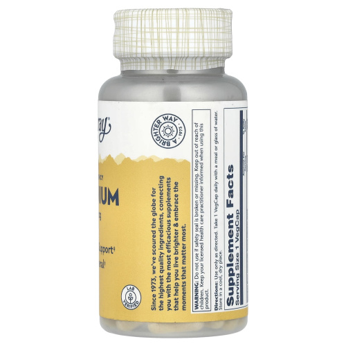 Selenium 200 mcg  (Селен 200 мкг) 100 вег капсул (Solaray) фото 2