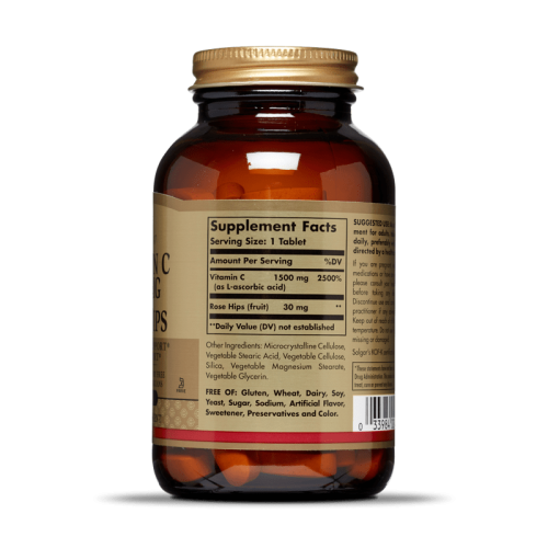 Vitamin C 1500 мг with Rose Hips (витамин C с плодами шиповника) 180 таблеток (Solgar) фото 2