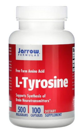 L-Tyrosine (L-тирозин) 500 мг 100 капсул (Jarrow Formulas)