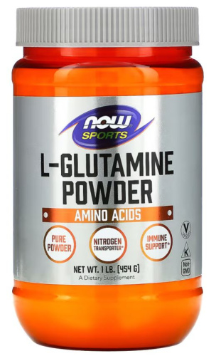 L-Glutamine Powder 454 г (Now Foods)