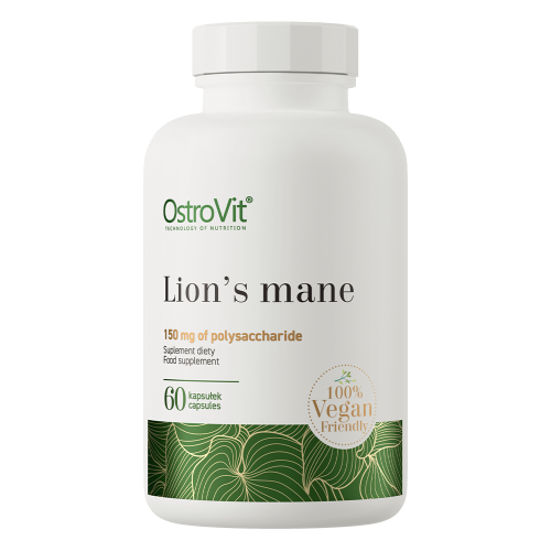 Lion's Mane 500 мг (Ежовик гребенчатый) 60 вег капсул (OstroVit) фото 4