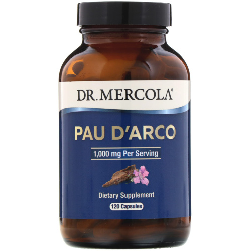 Pau D'Arco (Кора Муравьиного Дерева) 1000 мг 120 капсул (Dr. Mercola)