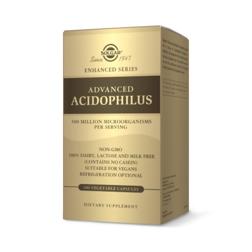 Advanced Acidophilus (Улучшенный Ацидофилин) 100 вег капсул (Solgar) срок 09.22