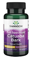 Full Spectrum Catuaba Bark (Полный спектр коры катуабы) 465 мг 60 капсул (Swanson)