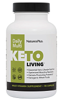 KetoLiving ™ Daily Multi (Ежедневные витамины Кето) 90 капсул (NaturesPlus)