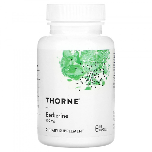 Berberine HCL 200 mg (Берберин гидрохлорид 200 мг) 60 капсул (Thorne)