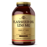Flaxseed Oil 1250 мг (Льняное масло) 250 капсул (Solgar)