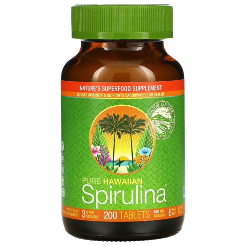 Pure Hawaiian Spirulina 200 таблеток (Nutrex Hawaii)