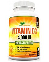 Vitamin D3 4000 МЕ 365 капсул (Vita Premium)