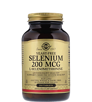 Selenium yeast free (Селен без дрожжевой) 200 мкг 250 таблеток (Solgar)