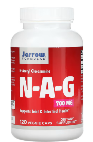 N-A-G N-Acetyl Glucosamine 700 mg (N-ацетил глюкозамин 700 мг) 120 вег капс (Jarrow Formulas)