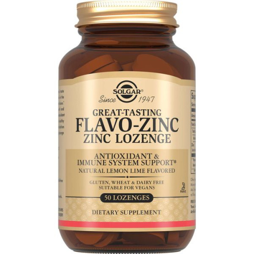 Flavo-Zinc 23 мг 50 пастилок (Solgar)