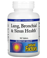 Lung Bronchial & Sinus Health (здоровье легких, бронхов и носа) 90 таблеток (Natural Factors)