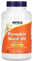Pumpkin Seed Oil 1000 mg (Масло Семян Тыквы 1000 мг) 200 гелевых капсул (Now Foods)
